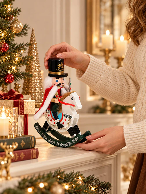 ADORNO NAVIDEÑO CASCANUECES 30 CM 6