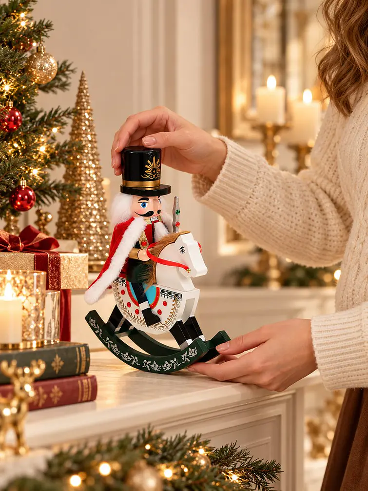 ADORNO NAVIDEÑO CASCANUECES 30 CM 6