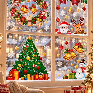 VINILO DECORATIVO NAVIDEÑO