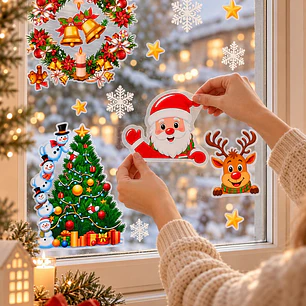 VINILO DECORATIVO NAVIDEÑO
