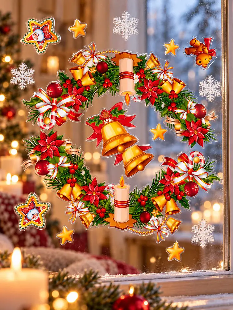 VINILO DECORATIVO NAVIDEÑO 4