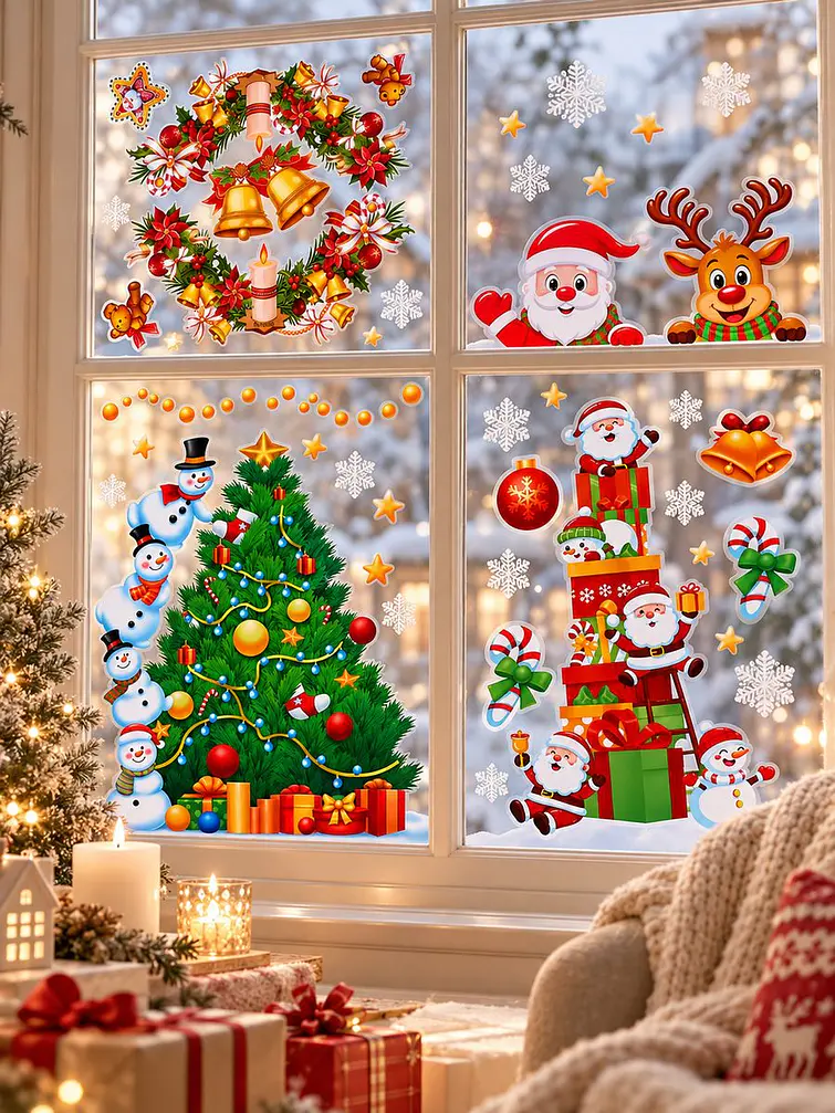 VINILO DECORATIVO NAVIDEÑO 5