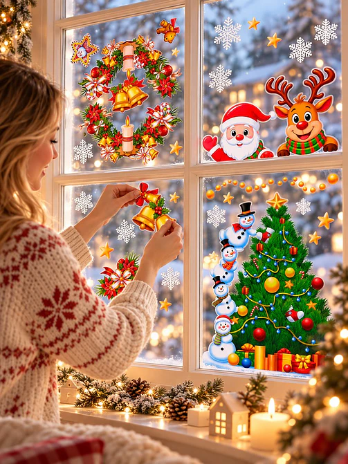 VINILO DECORATIVO NAVIDEÑO 7