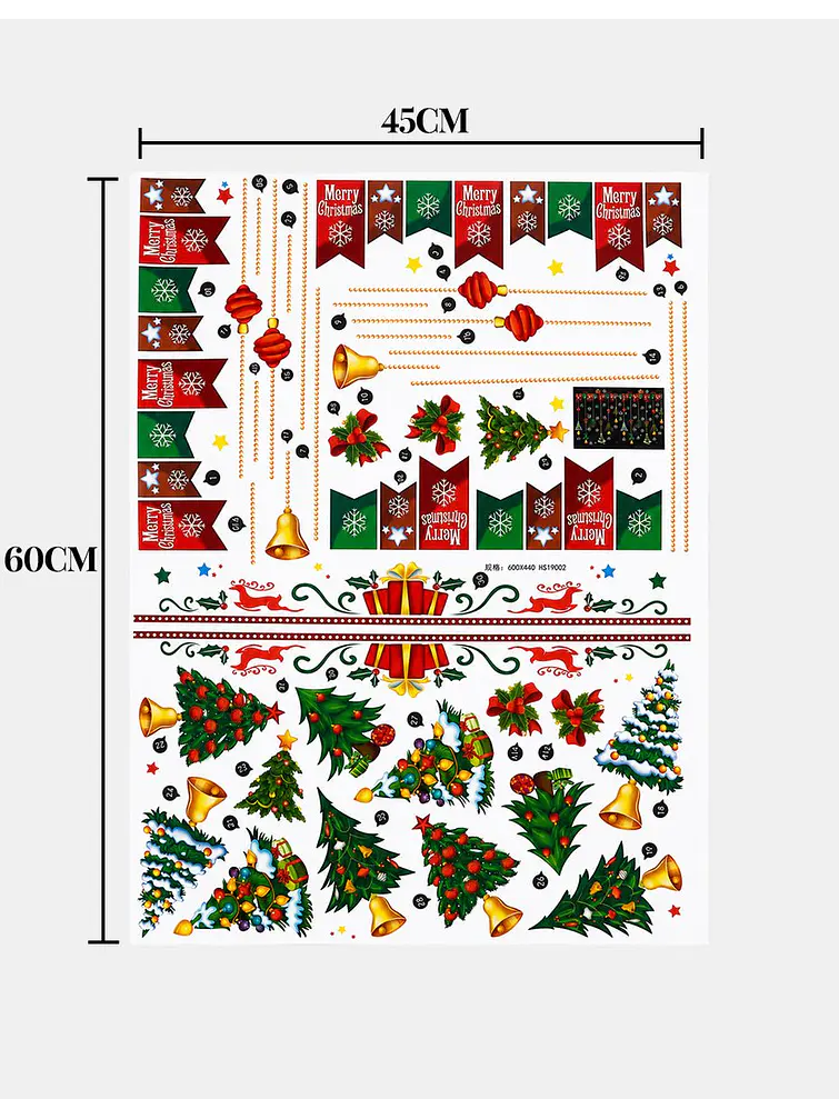 VINILO DECORATIVO NAVIDEÑO 8