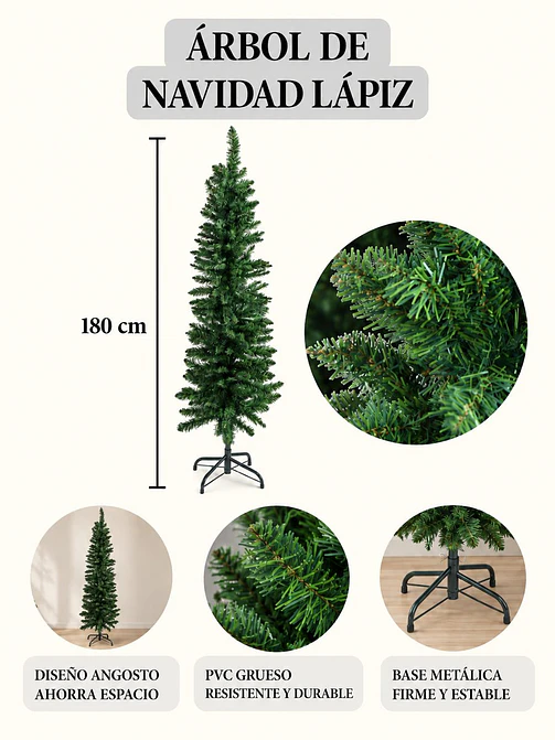 ARBOL NAVIDEÑO 1.8 M 7