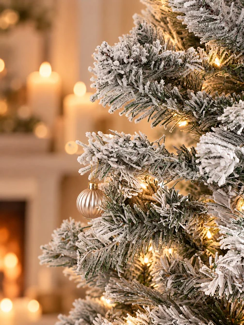 ARBOL NAVIDEÑO NEVADO 2.1 M 2