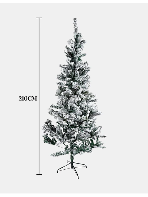 ARBOL NAVIDEÑO NEVADO 2.1 M 5