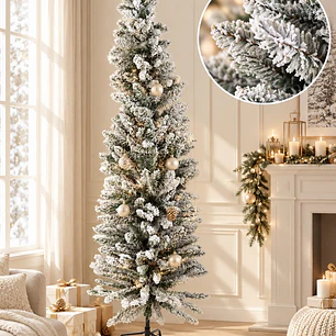 ARBOL NAVIDEÑO NEVADO 1.8 M