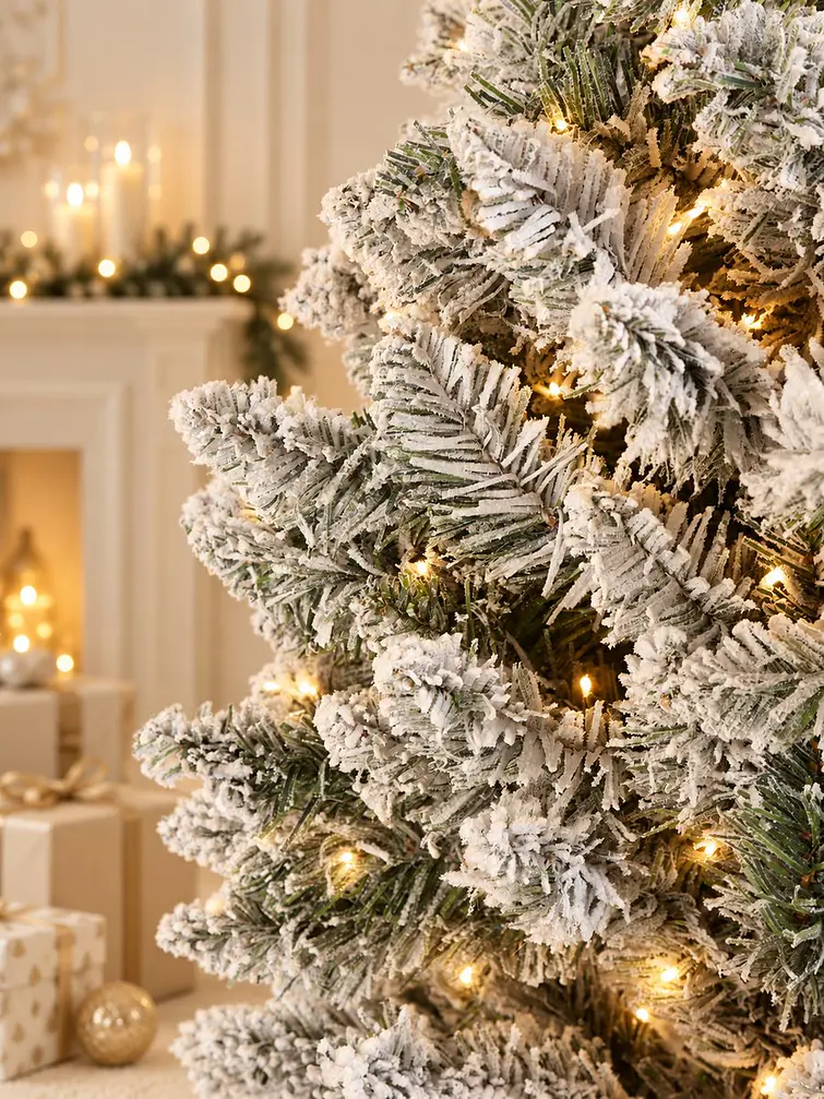 ARBOL NAVIDEÑO NEVADO 1.8 M 3