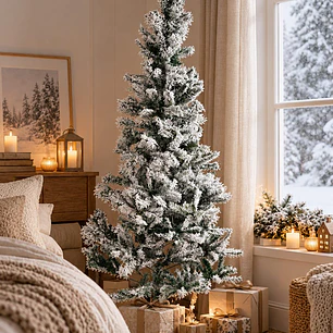 ARBOL NAVIDEÑO NEVADO 2.1 M