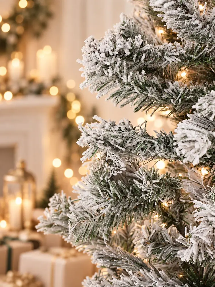 ARBOL NAVIDEÑO NEVADO 2.1 M 2