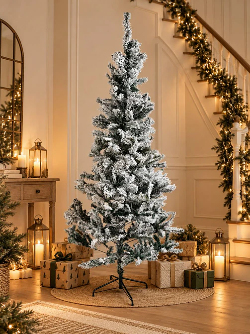 ARBOL NAVIDEÑO NEVADO 2.1 M 4