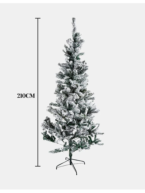 ARBOL NAVIDEÑO NEVADO 2.1 M 6