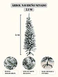 ARBOL NAVIDEÑO NEVADO 2.1 M - Miniatura 7