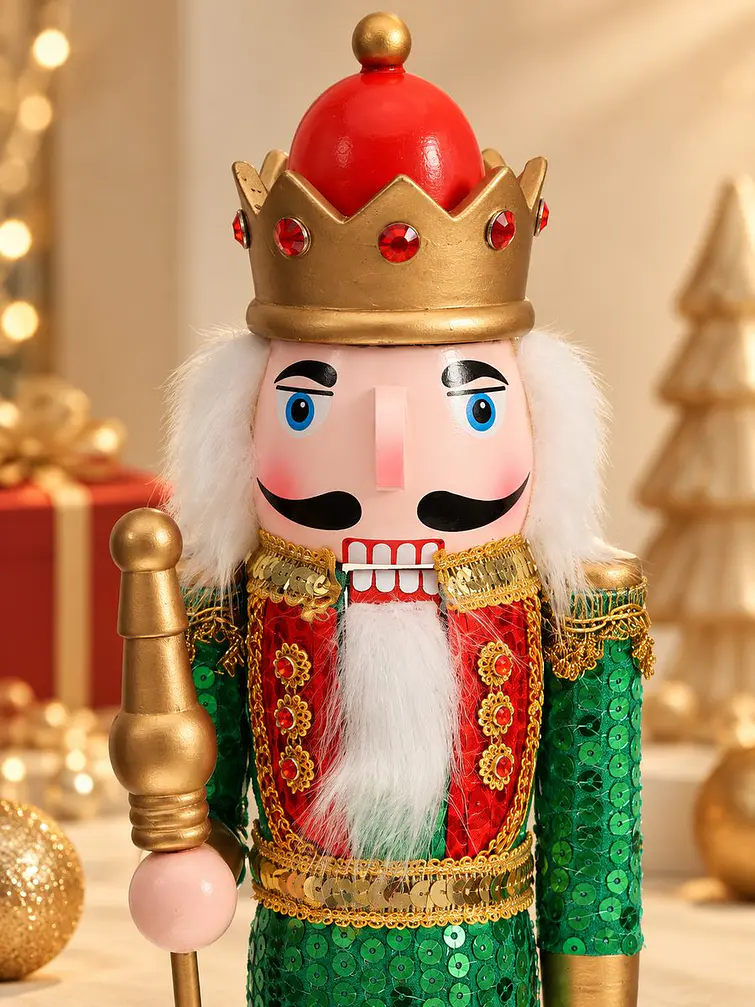 ADORNO NAVIDEÑO CASCANUECES 38 CM 3