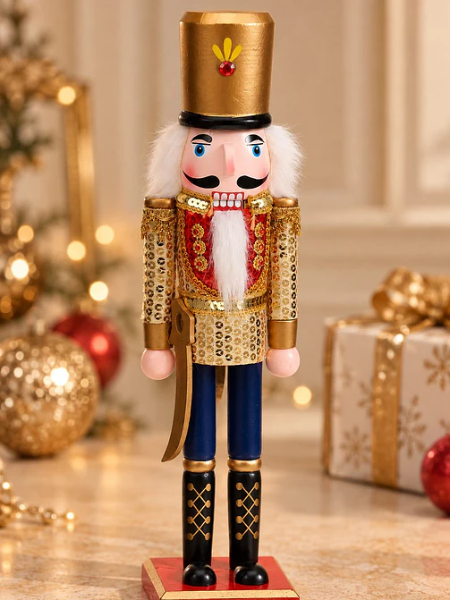 ADORNO NAVIDEÑO CASCANUECES 38 CM 4