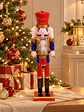 ADORNO NAVIDEÑO CASCANUECES 38 CM - Miniatura 6