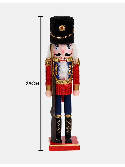 ADORNO NAVIDEÑO CASCANUECES 38 CM 7