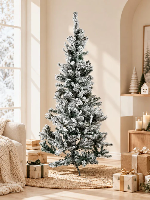 ARBOL NAVIDEÑO NEVADO 1.5 M 1