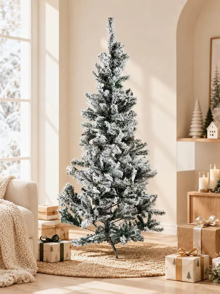 ARBOL NAVIDEÑO NEVADO 1.5 M 1