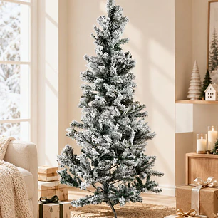 ARBOL NAVIDEÑO NEVADO 1.5 M