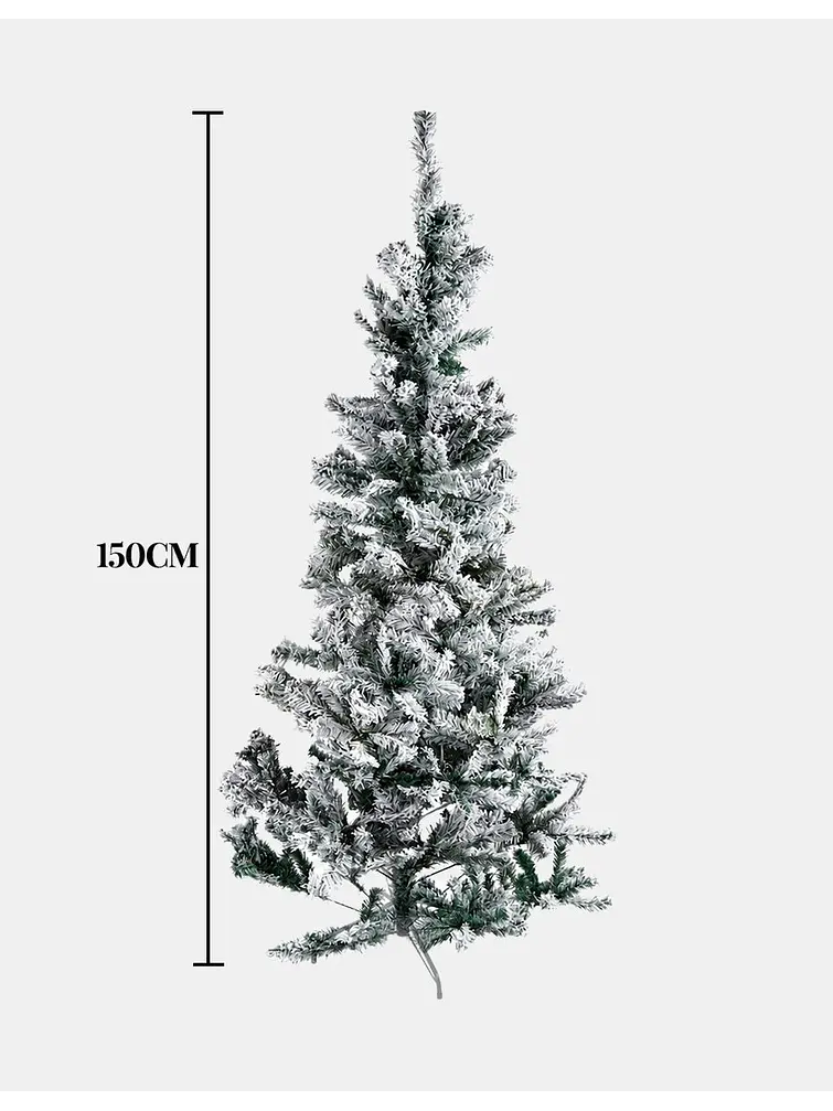 ARBOL NAVIDEÑO NEVADO 1.5 M 6