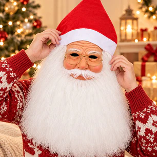 MASCARA PAPA NOEL LATEX