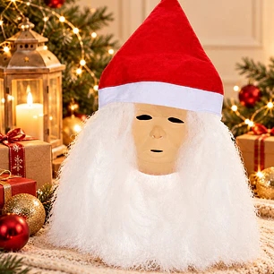 MASCARA PAPA NOEL LATEX