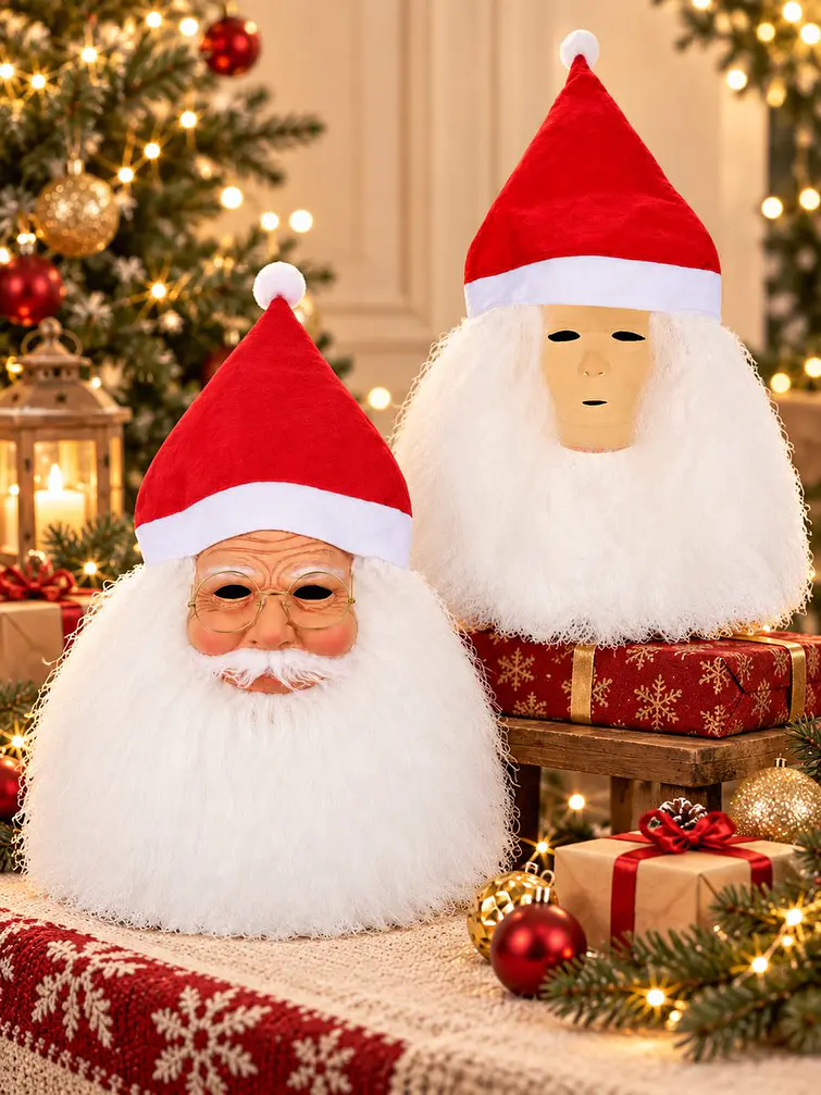 MASCARA PAPA NOEL LATEX 4