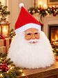 MASCARA PAPA NOEL LATEX - Miniatura 5