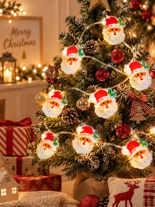 GUIRNALDA LED PAPA NOEL 2.5 M 3