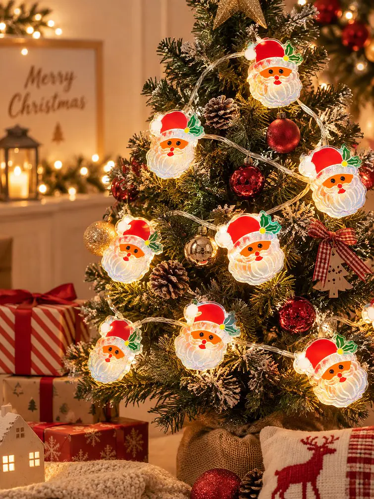 GUIRNALDA LED PAPA NOEL 2.5 M 3