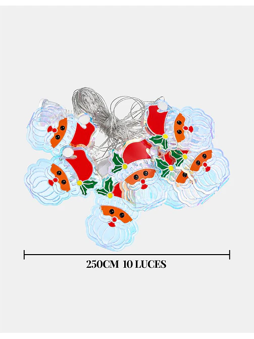 GUIRNALDA LED PAPA NOEL 2.5 M 7