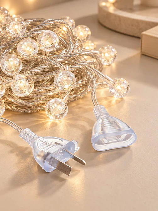 GUIRNALDA LED CON ESFERAS 12 M 3