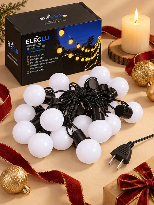 GUIRNALDA LED CON 20 FOCOS 5 M  4