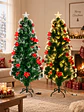 ARBOL NAVIDEÑO CON LUCES Y FLORES 1.5 M - Miniatura 1