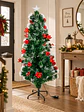 ARBOL NAVIDEÑO CON LUCES Y FLORES 1.5 M - Miniatura 4