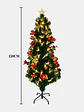 ARBOL NAVIDEÑO CON LUCES Y FLORES 1.5 M - Miniatura 7
