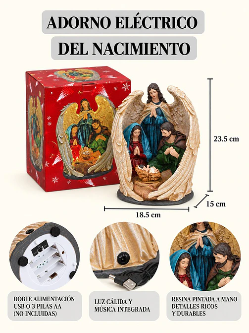 ADORNO NAVIDEÑO PESEBRE 8