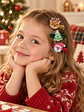HEBILLA DE PELO NAVIDAD PACK*6 - Miniatura 2