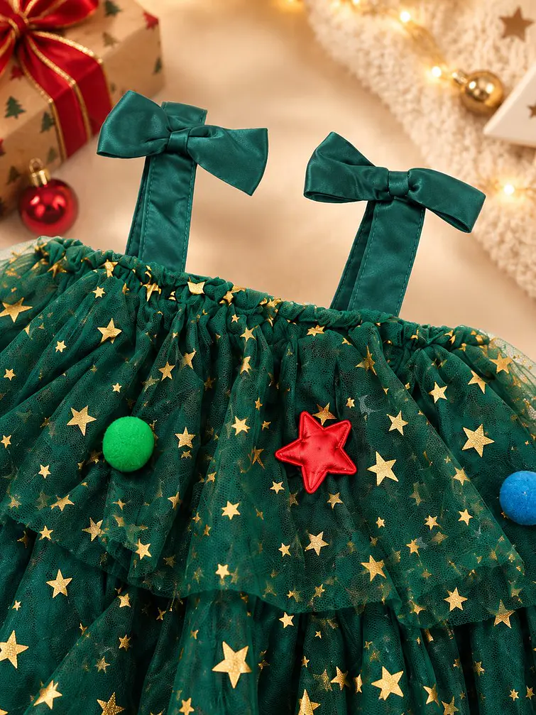 VESTIDO NAVIDEÑO INFANTIL 2