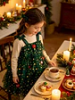 VESTIDO NAVIDEÑO INFANTIL - Miniatura 5