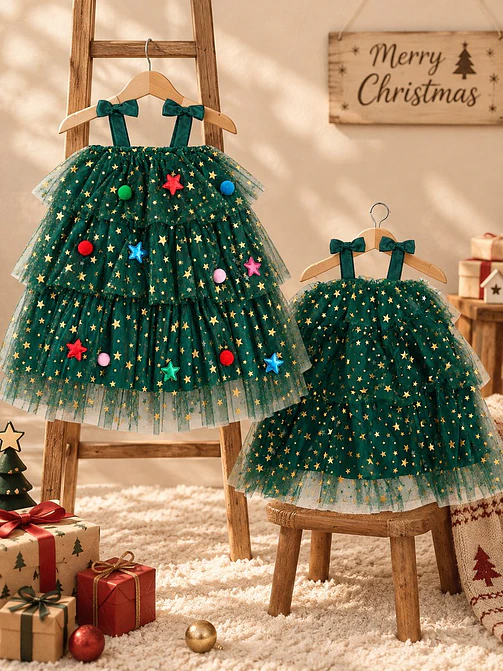 VESTIDO NAVIDEÑO INFANTIL 6