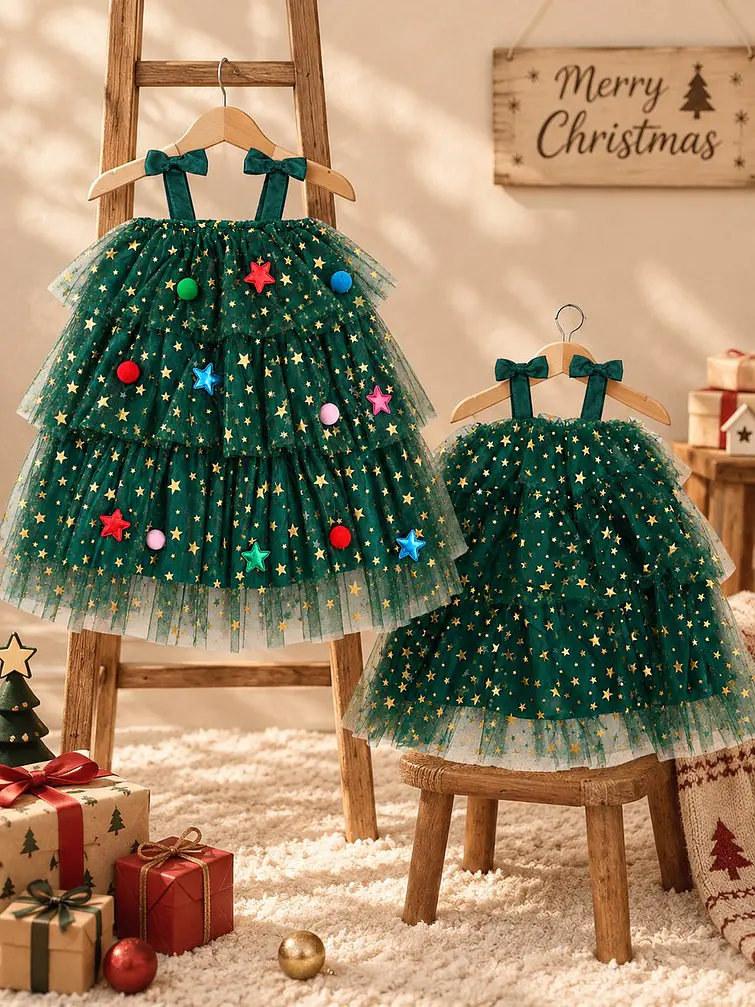 VESTIDO NAVIDEÑO INFANTIL 6
