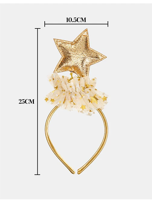 VINCHA NAVIDEÑA ESTRELLA 6