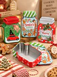 CAJA METALICA NAVIDEÑA DIESÑO FRASCO - Miniatura 5