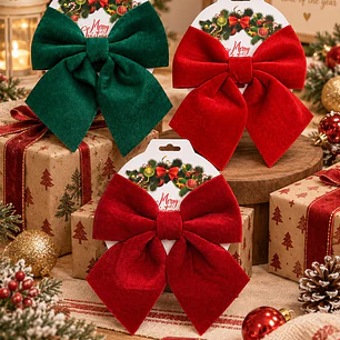 MOÑO DECORATIVO NAVIDEÑO