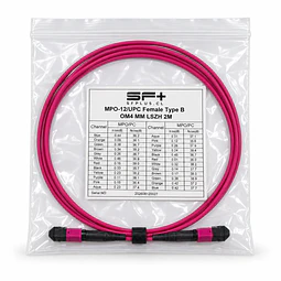 MPO-12/UPC Female Type B OM4 MM LSZH 2m 