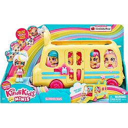 Minis Autobús Escolar & Mini Muñeca Kindi Kids 