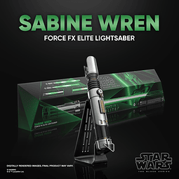 (Pre-Order) Sabine Wren Sable Luz FX Elite- The Black Series